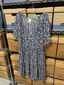 Women's Short Sleeve Printed Kaftan A-Line Dress - Knox Rose 8f - Picture 1 of 5