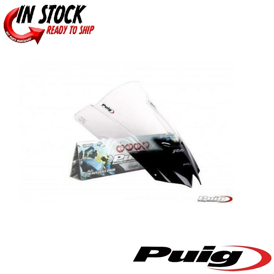 Puig Racing Windscreen Clear #4635W Yamaha YZF-R6 2008-2016 - Image 1 of 3