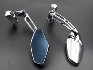 Chrome Rearview Racing Side Mirrors For Kawasaki Ninja ZX 6R 7R 9R 10R ZX1000 - Picture 1 of 10