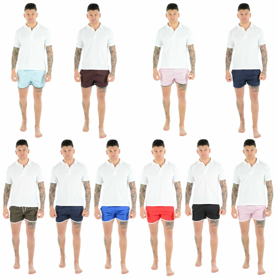 Мужские плавательные шорты подкладка сетка бег спорт тренажерный зал бассейн пляж лето плавки - Изображение 1 из 1