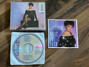 STACY LATTISAW What You Need OOP 1989 US CD album Motown - Picture 1 of 3