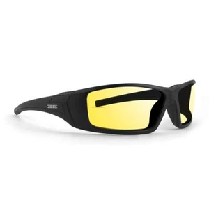 EPOCH Foam Padded Riding Sunglasses Black w/ Yellow to Smoke Photochromic Lens - Picture 1 of 6