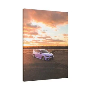 Subaru WRX High Resolution Museum Quality Vertical Car Canvas Print #013 - Picture 1 of 10