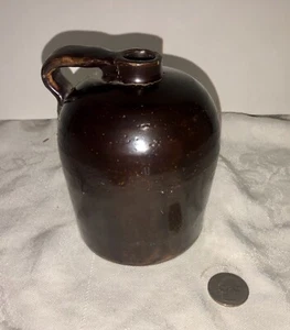 Piccola brocca marrone mini alveare 1/2 pinta gres - Foto 1 di 7