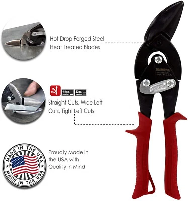 Midwest Blackout Series Aviation Snip - Right or Left Offset MWT-6510L0, 6510RO - Image 1 of 4