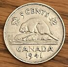 1941 Canada 5 cents nickel **75 % de réduction sur les frais de livraison combinés**