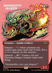 x1 Draconautics Engineer - Borderless R MTG Aetherdrift M/NM, English - Picture 1 of 1