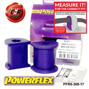 Powerflex Trasero Arb Rodamientos de Montaje 17mm Para BMW E24 6 Serie (82-1989) - Imagen 1 de 12