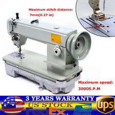 Industrial Leather Sewing Machine Heavy Duty Leather Fabrics Sewing Machine!