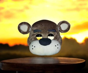 Freddy Fazbear Wearable Mask with Nose that Squeaks Adult Size READ DESCRIPTION - Picture 1 of 10