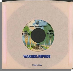 Bob O'Donnell - Jimmy (Mono/Stereo) - 1975 WB Promo 7" 45 RPM Single! - Foto 1 di 3