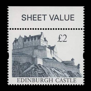 Great Britain 1997 (Variety) £2 Edinburgh Castle missing gold - Picture 1 of 1