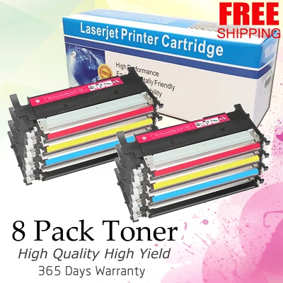 8 PK CLT-K404S Color Toner Set for Samsung Xpress C430W C480FW C480W C480FN C480 - Изображение 1 из 3