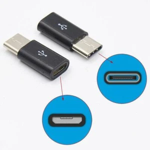 Hot USB 3.1 Type C Female to Micro USB Male Adapter J4D8 Conne Converter G1E7 - Zdjęcie 1 z 9