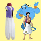 Arabian Prince Aladdin costume Fancy Dress waistcoat Trousers Adult CosplayParty