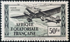 Stamp Of Colonies Africa Equatorial French Aef Post Aerial Pa N° 41