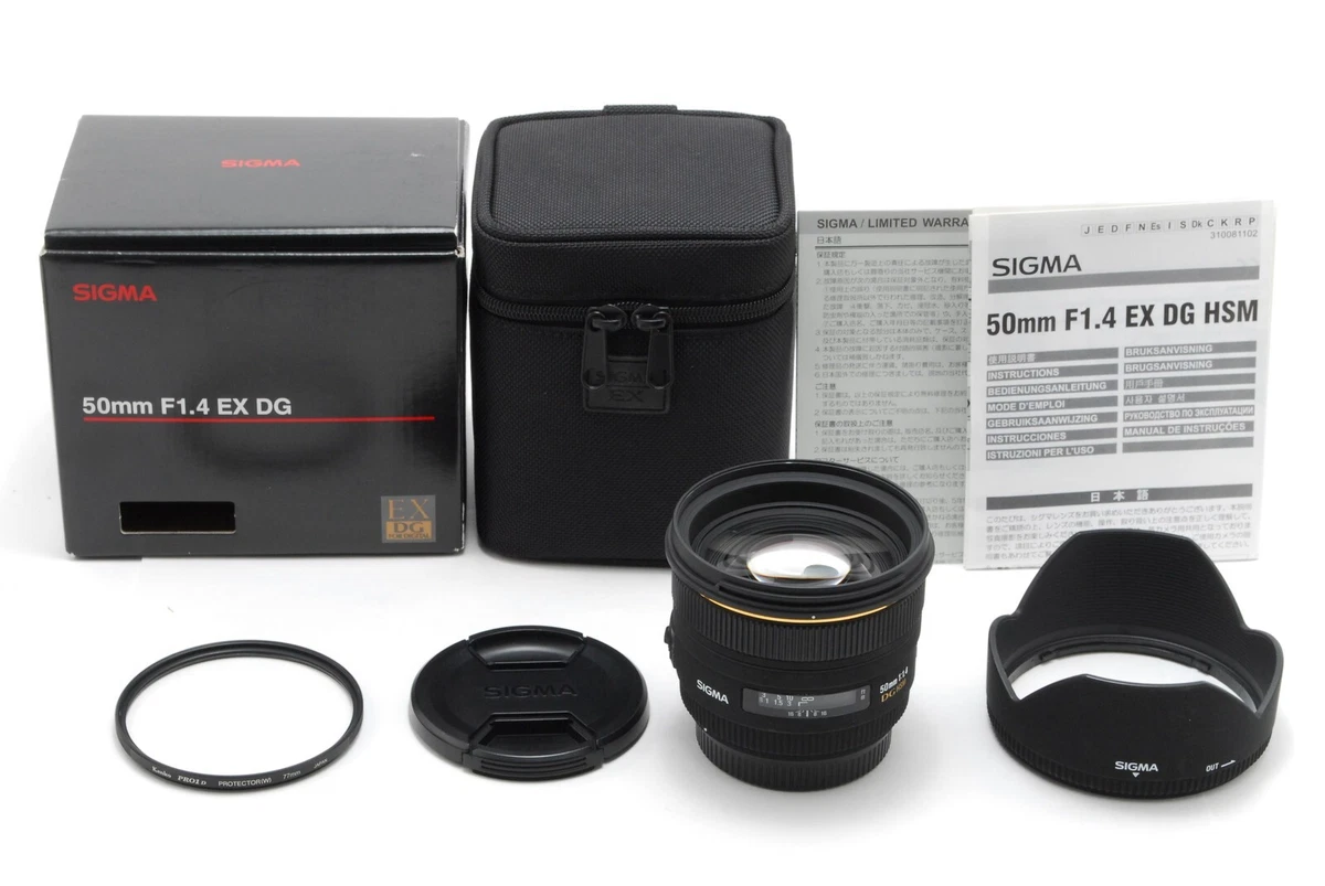 Sigma EX 50mm f/1.4 Camera Lenses for sale | eBay
