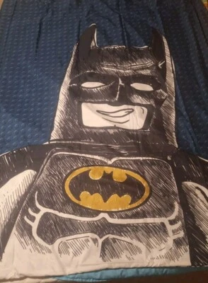 Lego Sketchy Batman Fabric, Comforter Cover Shell Reversible twin Bed Boys Girls - Image 1 of 4