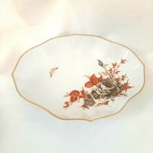 Vintage Kaiser Bellevue W Germany Blumen Sellerie Nuss Schmuck Schale 7,5" x 6" - Bild 1 von 6