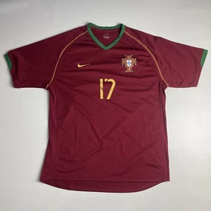 2006 Nike World Cup Nike Portugal Cristiano Ronaldo Home Kit Shirt Jersey CR7 - Picture 1 of 16