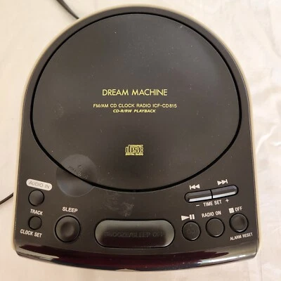 Sony Dream Machine CD815 AM FM Radio Dual Alarm AUX Input CD Player-parts only - Image 1 of 4