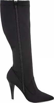 NEW in BOX MODA KYLIE High Heel Booots Stretch Calf Sz 12 - Image 1 of 4