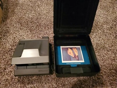 Polaroid Spectra System Instant Camera With Original Hard Case and Strap  - Image 1 of 4