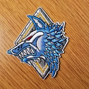 Warhammer 40K Space Wolves Patch 3 1/2 inches tall - Picture 1 of 4