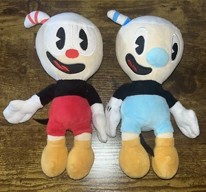 Funko Cuphead Plush 10” Lot of 2 Mugman 2018 - Picture 1 of 2