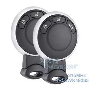 2x for BMW Mini Cooper Countryman Paceman 2006-2014 Remote Key Fob KR55WK49333 - Picture 1 of 5