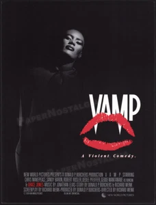 VAMP - Original 1986 Trade Studio Promo / Ad _ Grace Jones _ Chris Makepeace - Picture 1 of 2