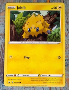 JOLTIK 070/202 Espadas y Escudos Comunes 2020 Pokémon Básicos (#1) - Imagen 1 de 3