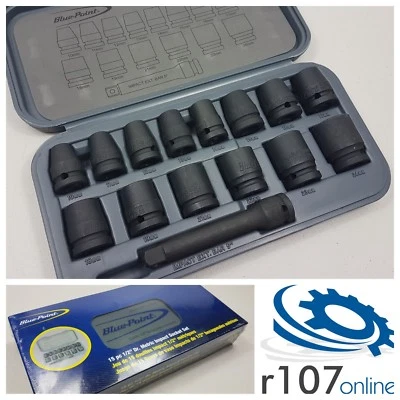 Blue Point 15pc 1/2" Impact Socket Set - As sold by Snap On. - image 1 of 4