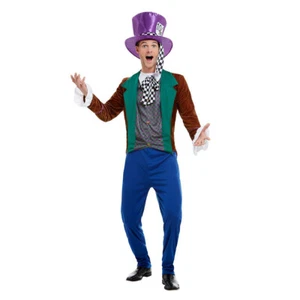 Verrückter Hutmacher Kostüm L 52-54 Mad Hatter Kostüm Herren Alice im Wunderland - Bild 1 von 3
