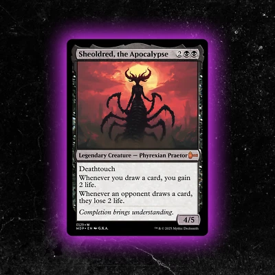 Sheoldred, the Apocalypse - Custom Magic: The Gathering Card - High-Quality - Image 1 of 4