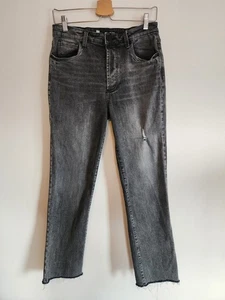 Women’s 6L Kut from the Kloth Rosa Ankle Jeans Gray Wash High Rise Straight Leg - Picture 1 of 8