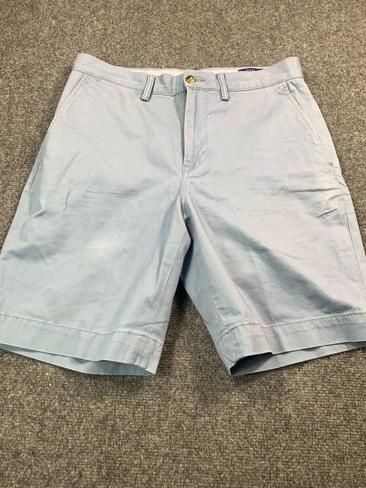 Polo Ralph Lauren Shorts Mens 30 Blue Chino Pockets Casual Outdoors Stretch - Image 1 of 4