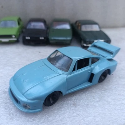 SOLIDO VINTAGE FRANCE PORSCHE 935 TURBO BLEU CIEL BON ETAT SANS BOITE - Photo 1/3