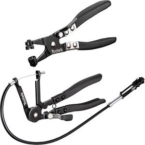 2 Pezzi Pinza per Fascette Stringitubo, Radiatore Molla Pinze per Fascette Auto, - Foto 1 di 12