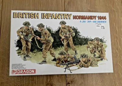 L288 Dragon Model Kit 6212- British Infantry Normandy 1944 - 1/35 - Pts Sealed - Image 1 of 2