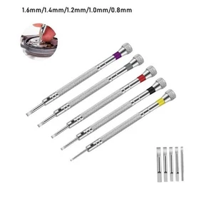 5pcs Mini Small Slotted Cross Screwdrivers Set For Watch Repair Tool Watchmaker - Picture 1 of 8