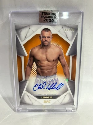2020 Topps UFC Striking Signatures Chuck Liddell /50 - Image 1 of 2