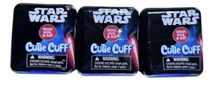 Lot Of 3 Star Wars Cutie Cuff Mystery Plush Blind Box Snap Bracelet Collectibles - Picture 1 of 7
