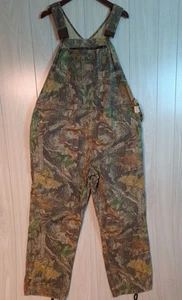 Mono de pared vintage para hombre 46 original Realtree camuflaje carpintero babero caza granja - Imagen 1 de 6