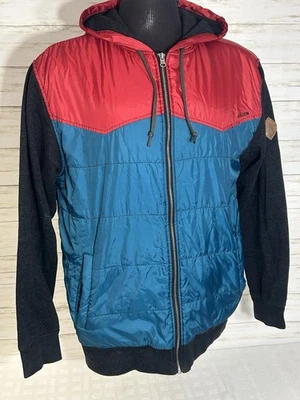 Volcom Outdoor Size LARGE Men Jacket Full Zip Poly Sweatshirt Skate ski snowboad - Image 1 of 4