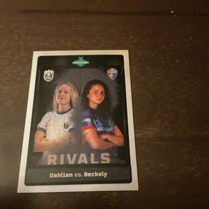 2025 Parkside NWSL Vol 1 Maddie Dahlien VS Malia Berkely Rivals Insert Card - Picture 1 of 6