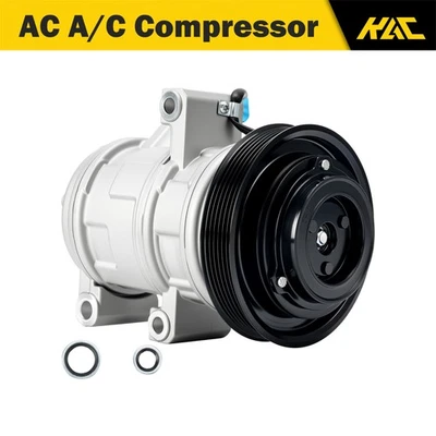A/C Compressor with 6-Groove Pulley for Chevrolet Colorado 2004-2012 GMC Canyon - Image 1 of 4