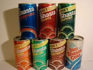 Shasta Aluminium Soda Dosen 7 Stück - Bild 1 von 8