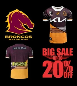 Brisbane Broncos NRL Mens Home Jersey Football Rugby League Size XL - Picture 1 of 5