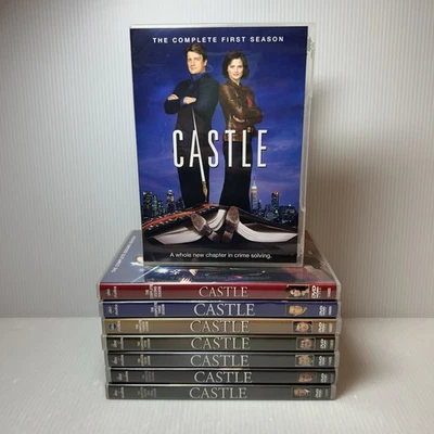 Castle: Complete TV Series, Season 1 2 3 4 5 6 7 8 (DVD, 2009-16) Nathan Fillion - Imagem 1 de 4